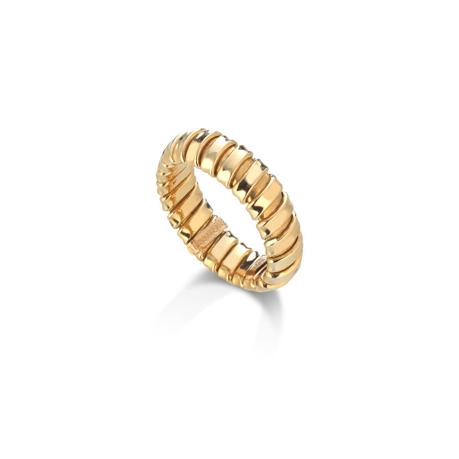 Tubogas Domed Gold Ring