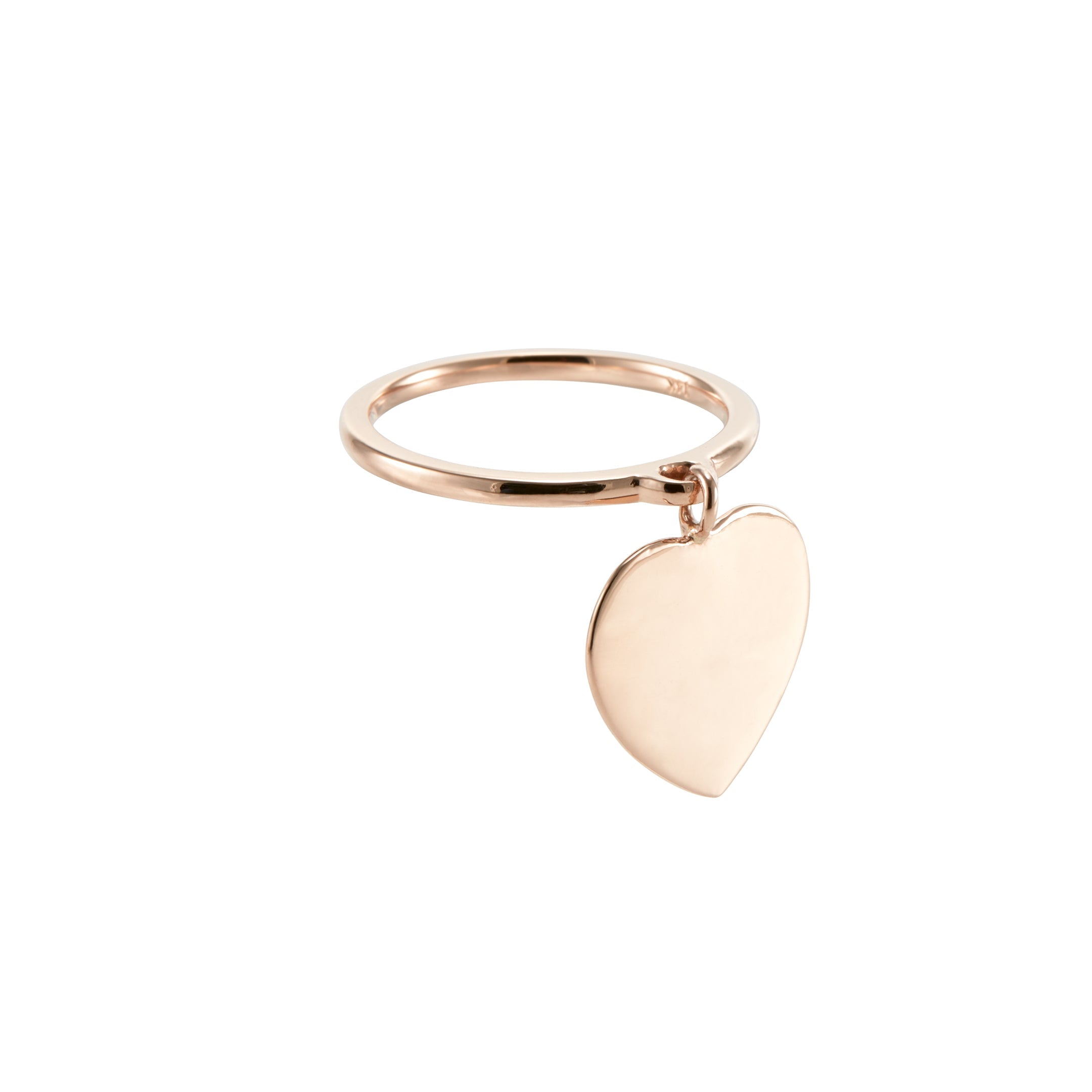 Dolce Amore Classico Rose Gold Ring - Technical View