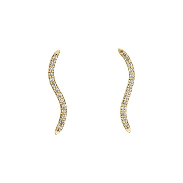 SAMPLE Diamond Ear Climbers