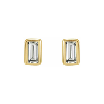 SAMPLE Diamond Baguette Earrings