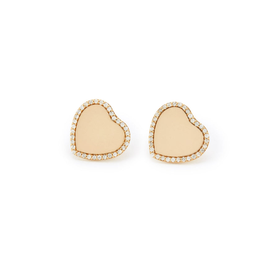 Dolce Amore Tu Es Belle Diamond Stud Earrings - Dolce Amore Heirlooms, LLC - Earrings