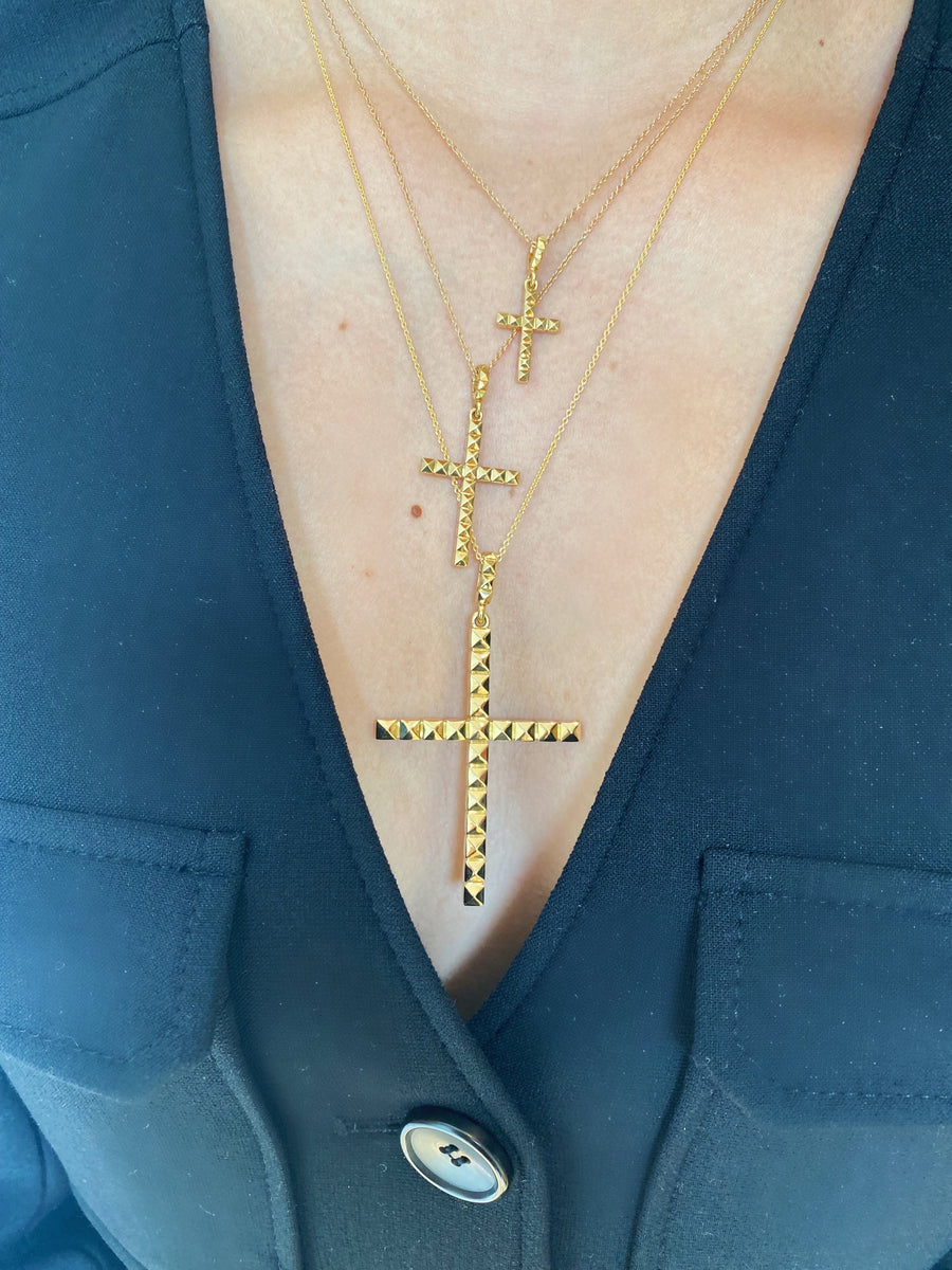 Fede Cross Grandissima - Dolce Amore Heirlooms, LLC - Charms