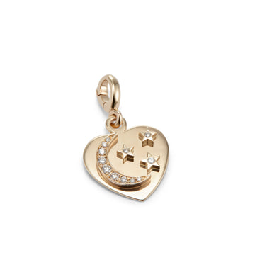 Luna Stella Charm - Dolce Amore Heirlooms, LLC - Charms