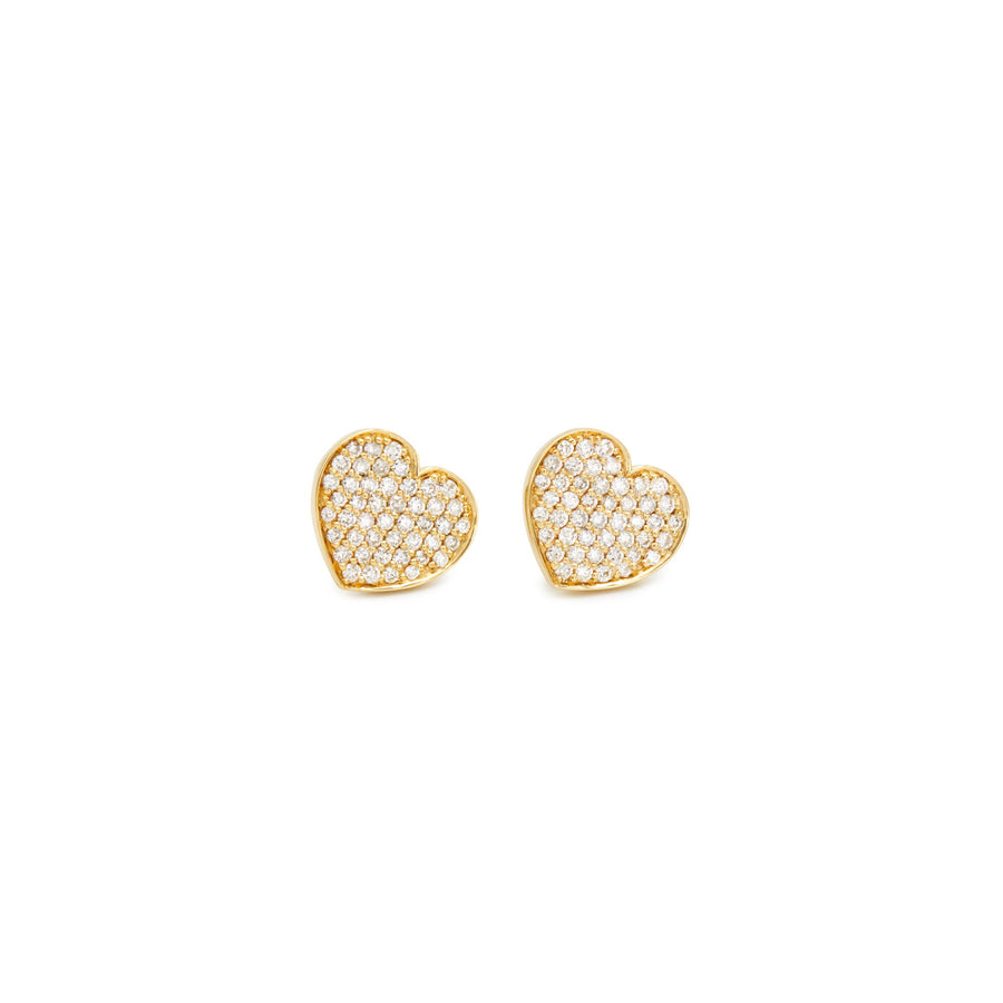 Piccolini Classico Pavé Stud Earrings - Dolce Amore Heirlooms, LLC - Earrings