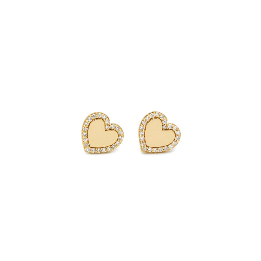 Piccolini Tu Es Belle Diamond Stud Earrings - Dolce Amore Heirlooms, LLC - Earrings