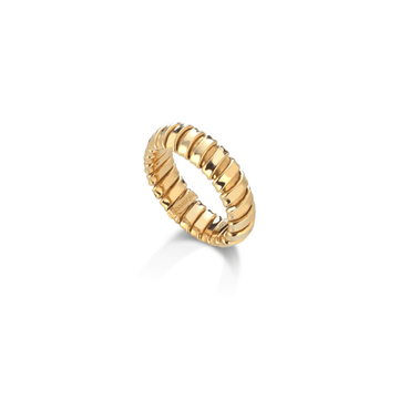 Tubogas Domed Gold Ring - Dolce Amore Heirlooms, LLC - Rings